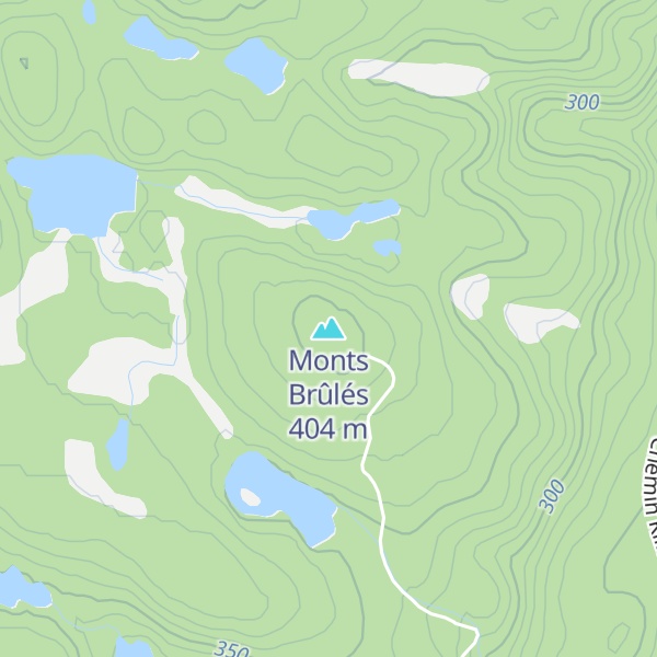 Map of Monts Brûlés