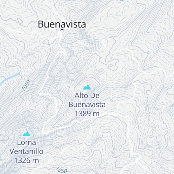 Map of Alto De Buenavista