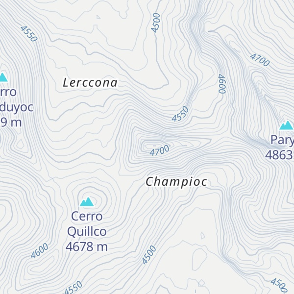 Map of Cerro Champioc