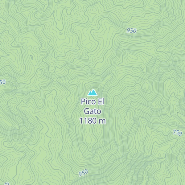 Map of Pico El Gato