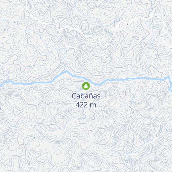 Map of Cabañas