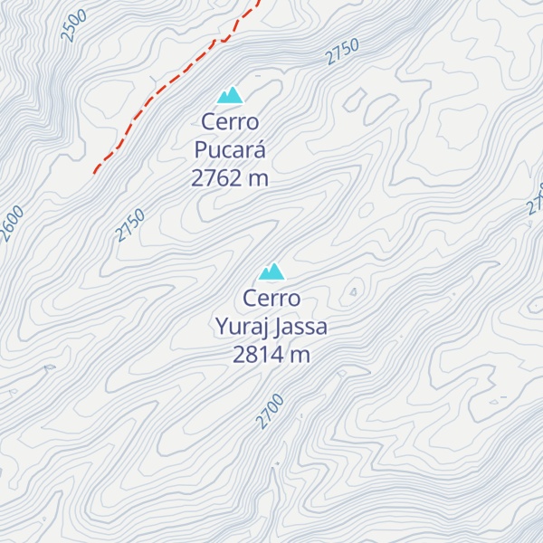Map of Cerro Yuraj Jassa