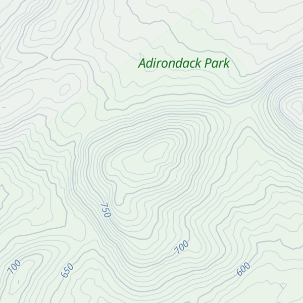 Map of Pilgrim Mountain