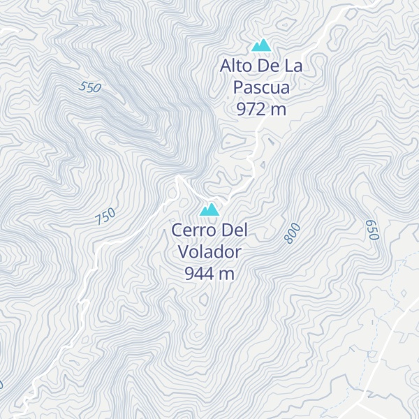 Map of Cerro Del Volador