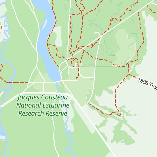 Map of Batsto Visitors Center