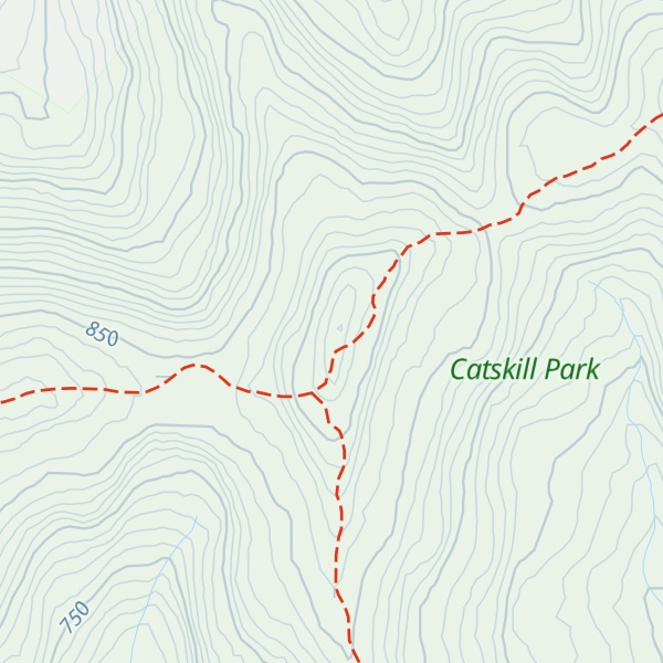 Map of Sand Pond Mountain