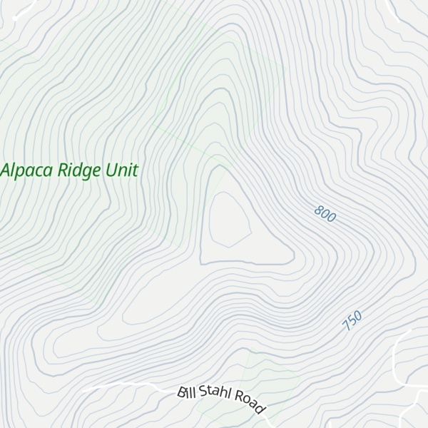 Map of Hubbell Hill