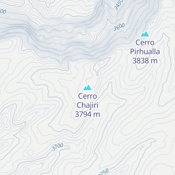 Map of Cerro Chajiri