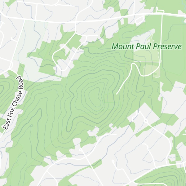 Map of Mount Paul