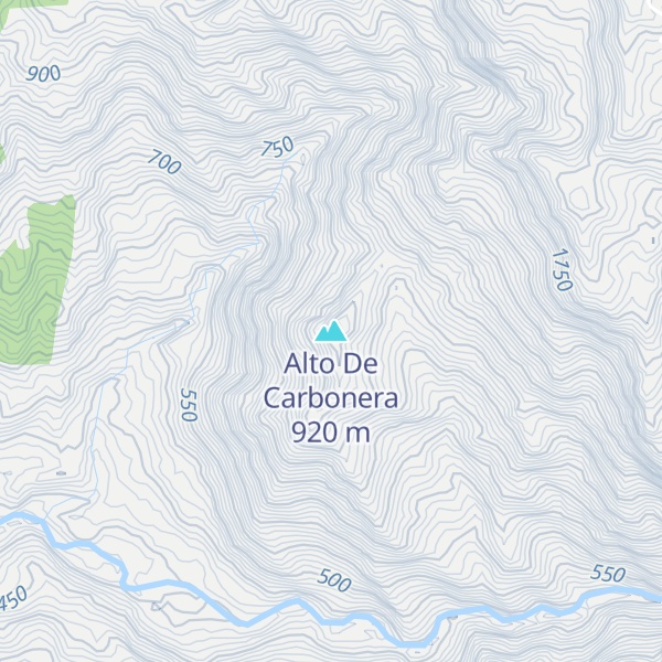 Map of Alto De Carbonera