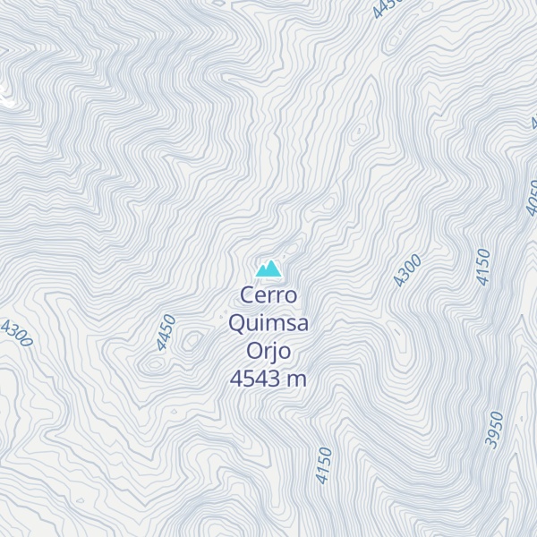 Map of Cerro Quimsa Orjo