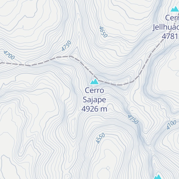 Map of Cerro Antacocha