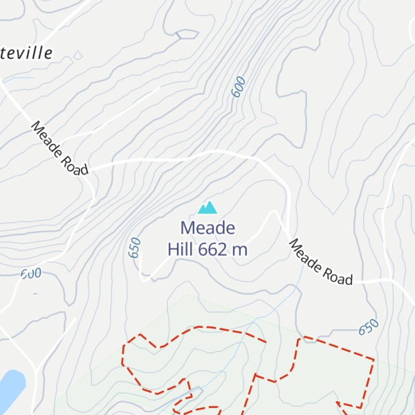 Map of Meade Hill
