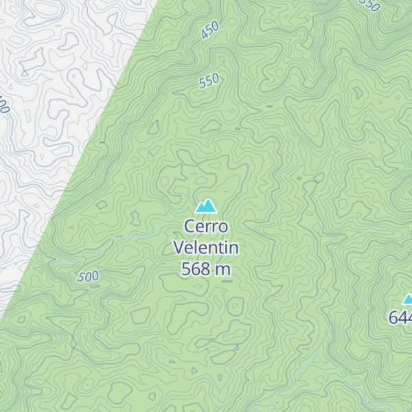 Map of Cerro Velentin