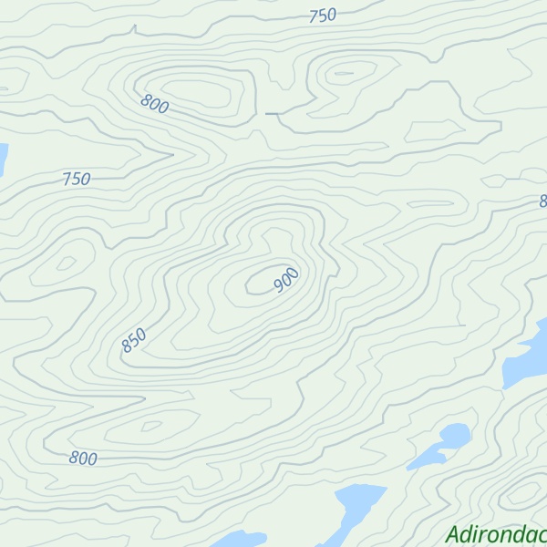 Map of Grass Mountain