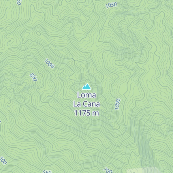 Map of Loma La Cana