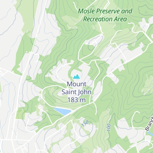 Map of Mount Saint John