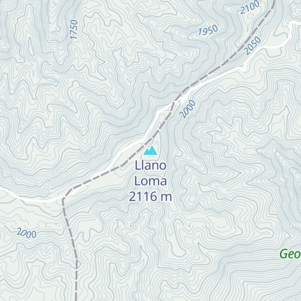 Map of Llano Loma