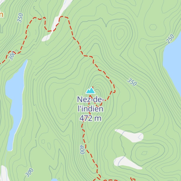 Map of Nez-de-l'indien