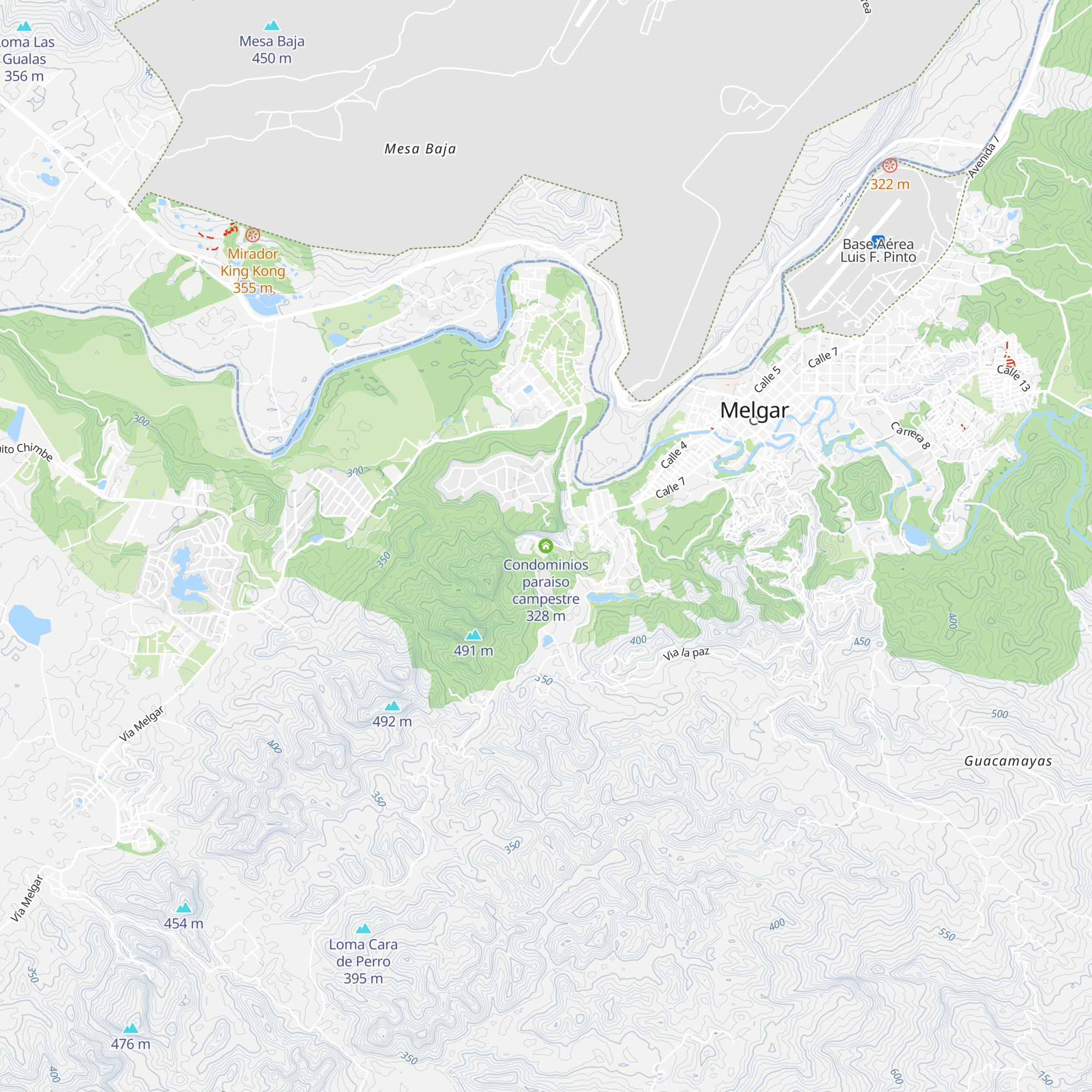 Condominios paraiso campestre map