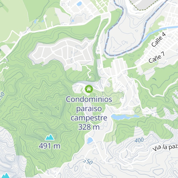 Map of Condominios paraiso campestre