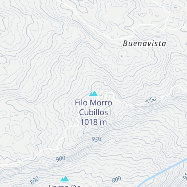 Map of Filo Morro Cubillos