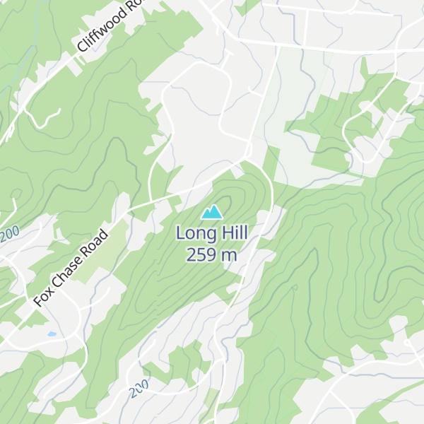 Map of Long Hill