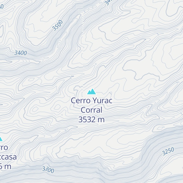 Map of Cerro Yurac Corral