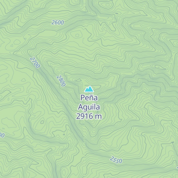 Map of Peña Aguila