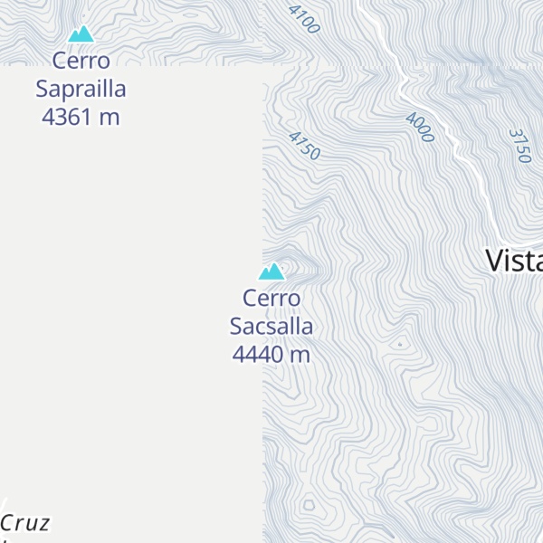 Map of Cerro Sacsalla