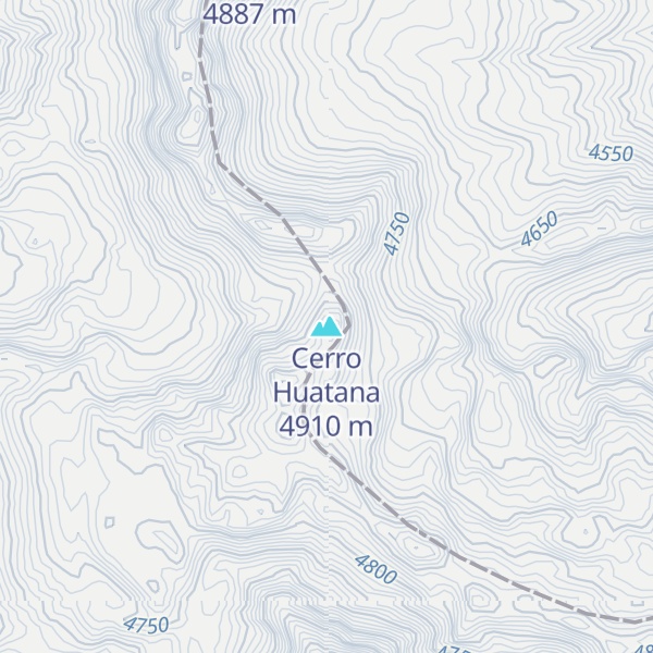 Map of Cerro Huatana