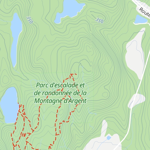 Map of Montagne d'Argent