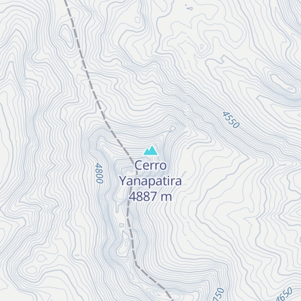 Map of Cerro Yanapatira