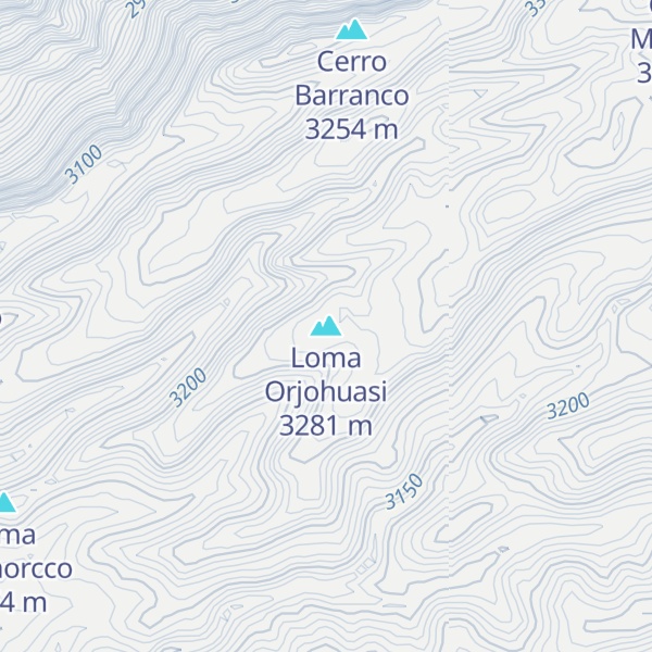 Map of Loma Orjohuasi