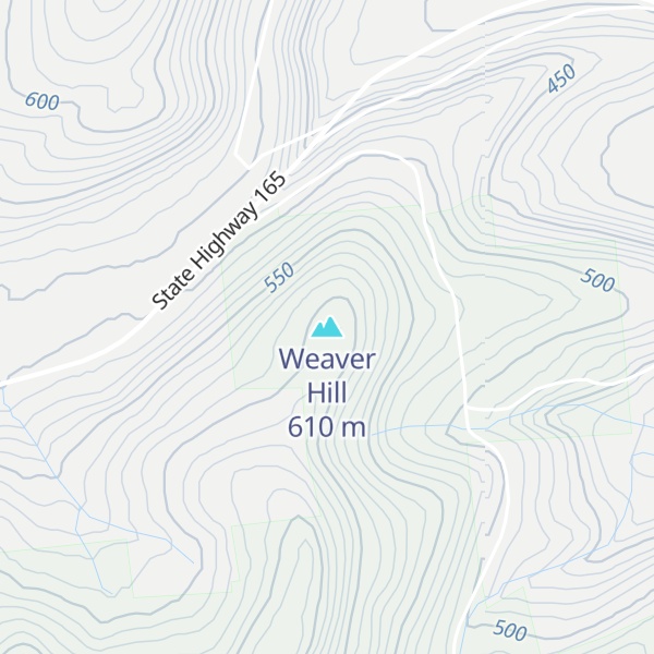 Map of Weaver Hill