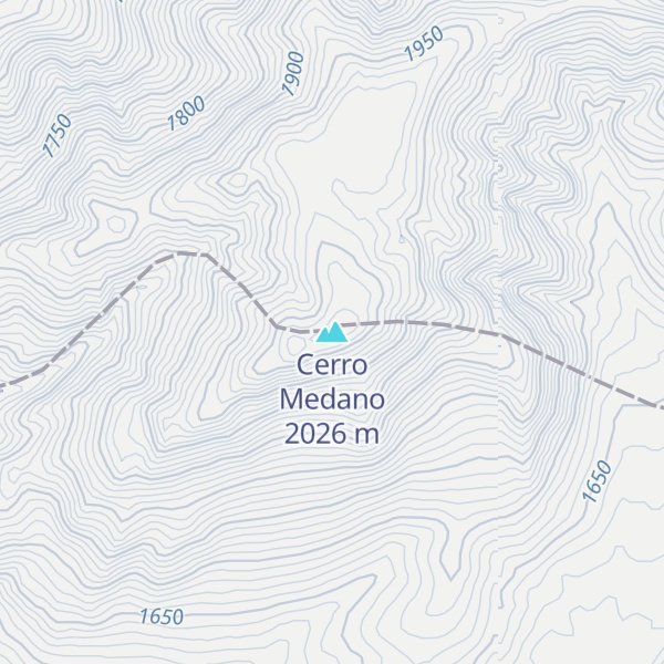 Map of Cerro Medano
