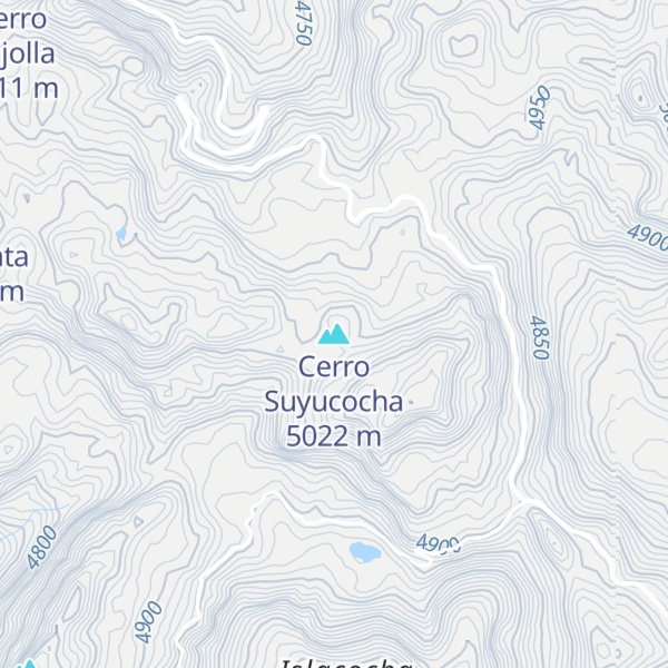 Map of Cerro Suyucocha