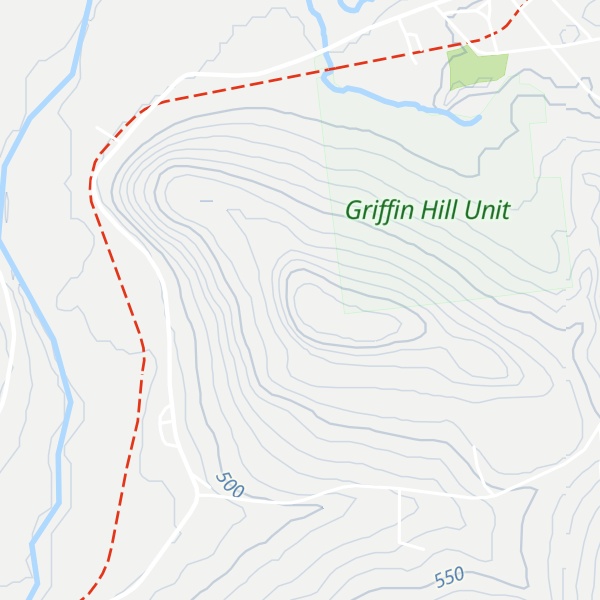 Map of Griffin Hill