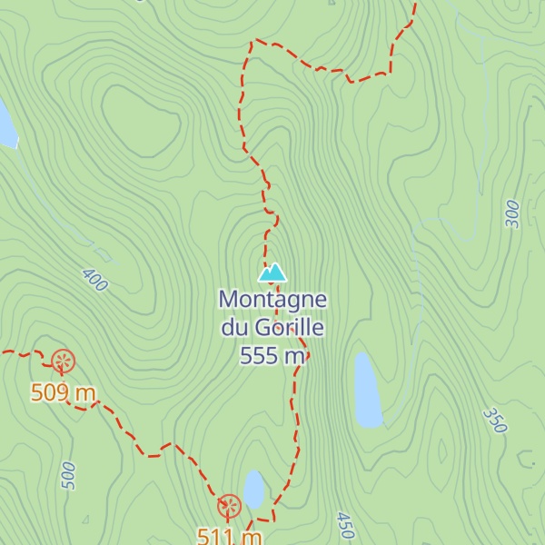 Map of Montagne du Gorille