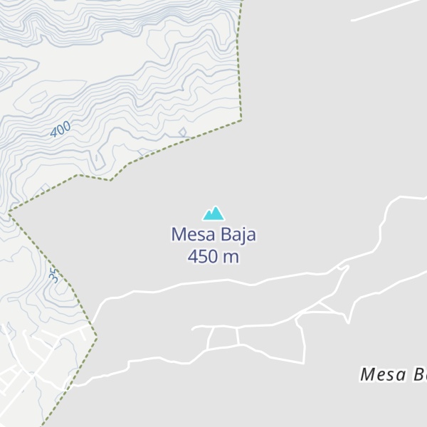 Map of Mesa Baja