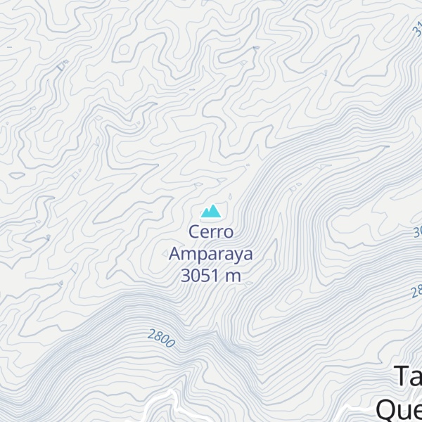 Map of Cerro Amparaya
