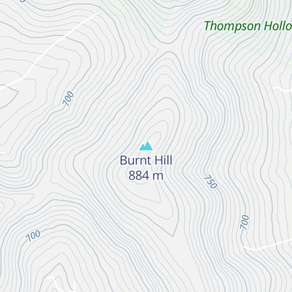 Map of Burnt Hill