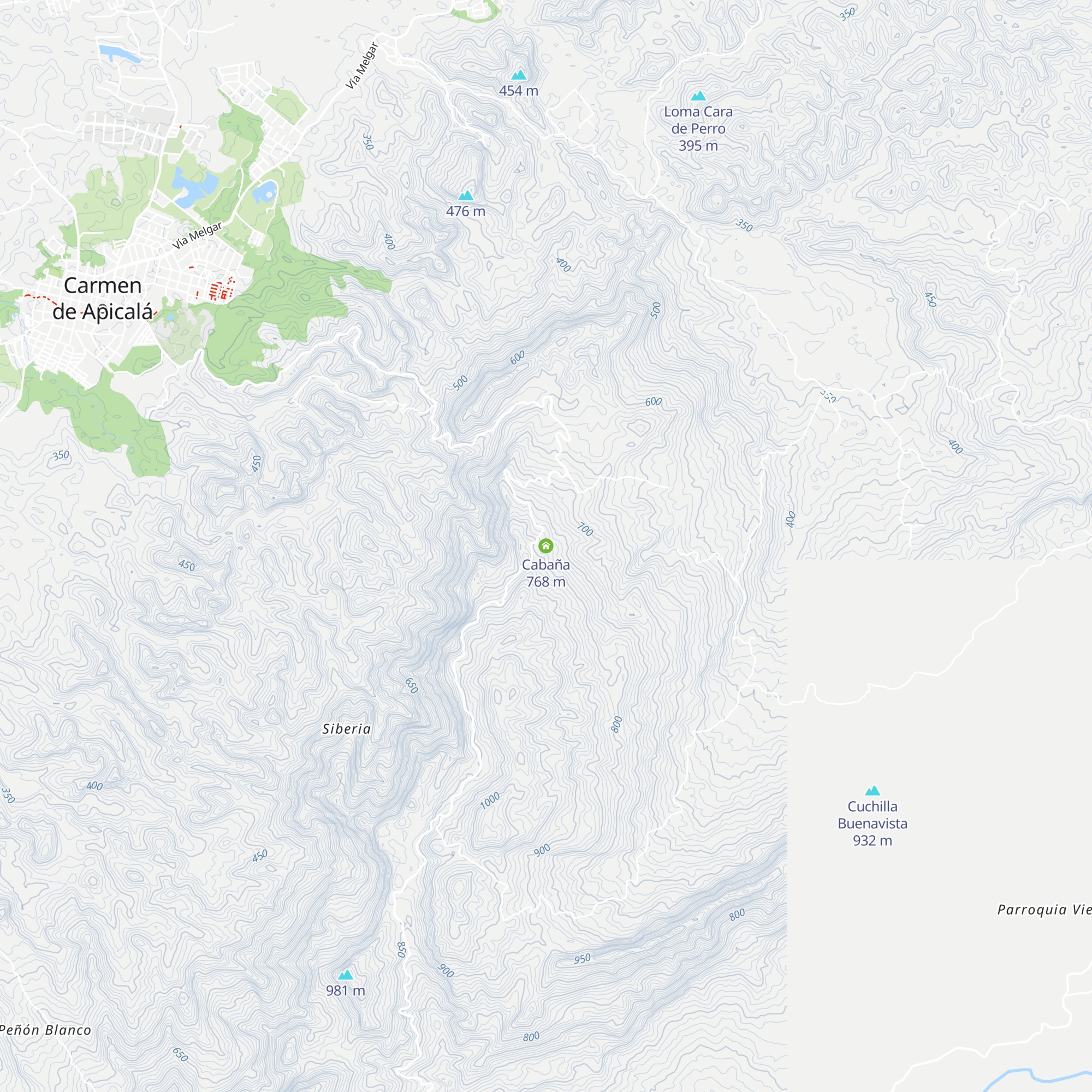 Cabaña map