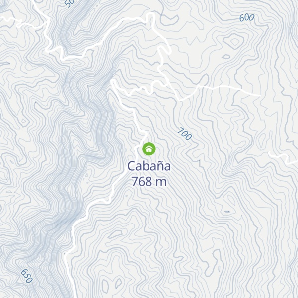 Map of Cabaña