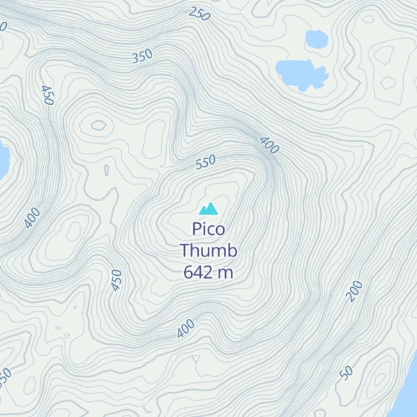 Map of Pico Thumb
