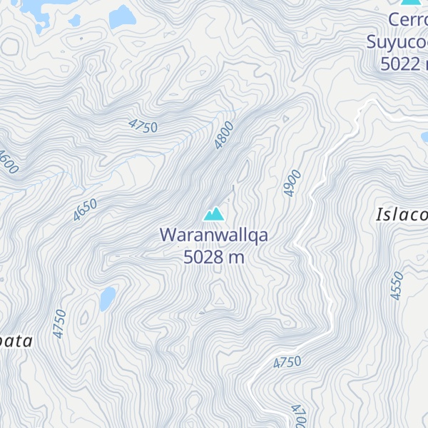Map of Waranwallqa
