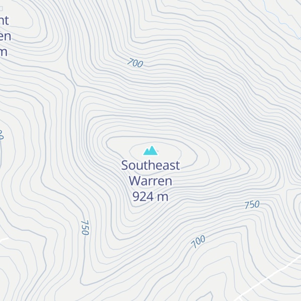 Map of Southeast Warren
