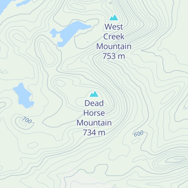 Map of Dead Horse Mountain
