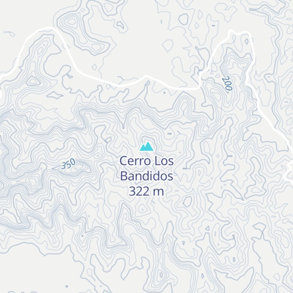 Map of Cerro Los Bandidos