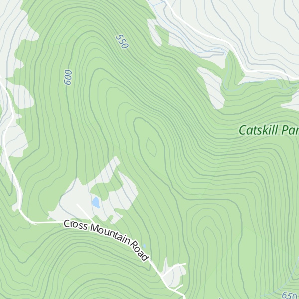Map of Cross Mountain